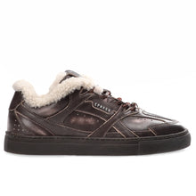 Cph63 vintage leer teddy hout