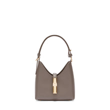 Petit sac hobo Furla Iride en cuir gris