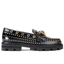 Mansion stud loafer black