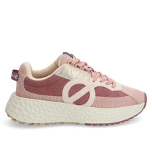 Runner femme No Name Carter en velours côtelé rose et beige
