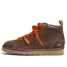 Boots homme Panchic P001 en daim marron avec doublure fausse fourrure