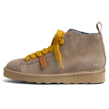 P001 walnut-yellow faux fur