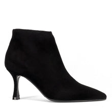 Black suede ankle boot