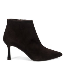 Brown suede ankle boot