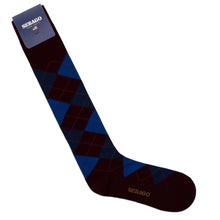 Sabattus rombol azul marino-cielo-naranja
