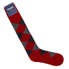 Sabattus rombol gris-rojo-azul real
