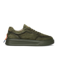 BARRACUDA: Sneaker slip on de hombre Phoenix en ante aerografado verde militar
