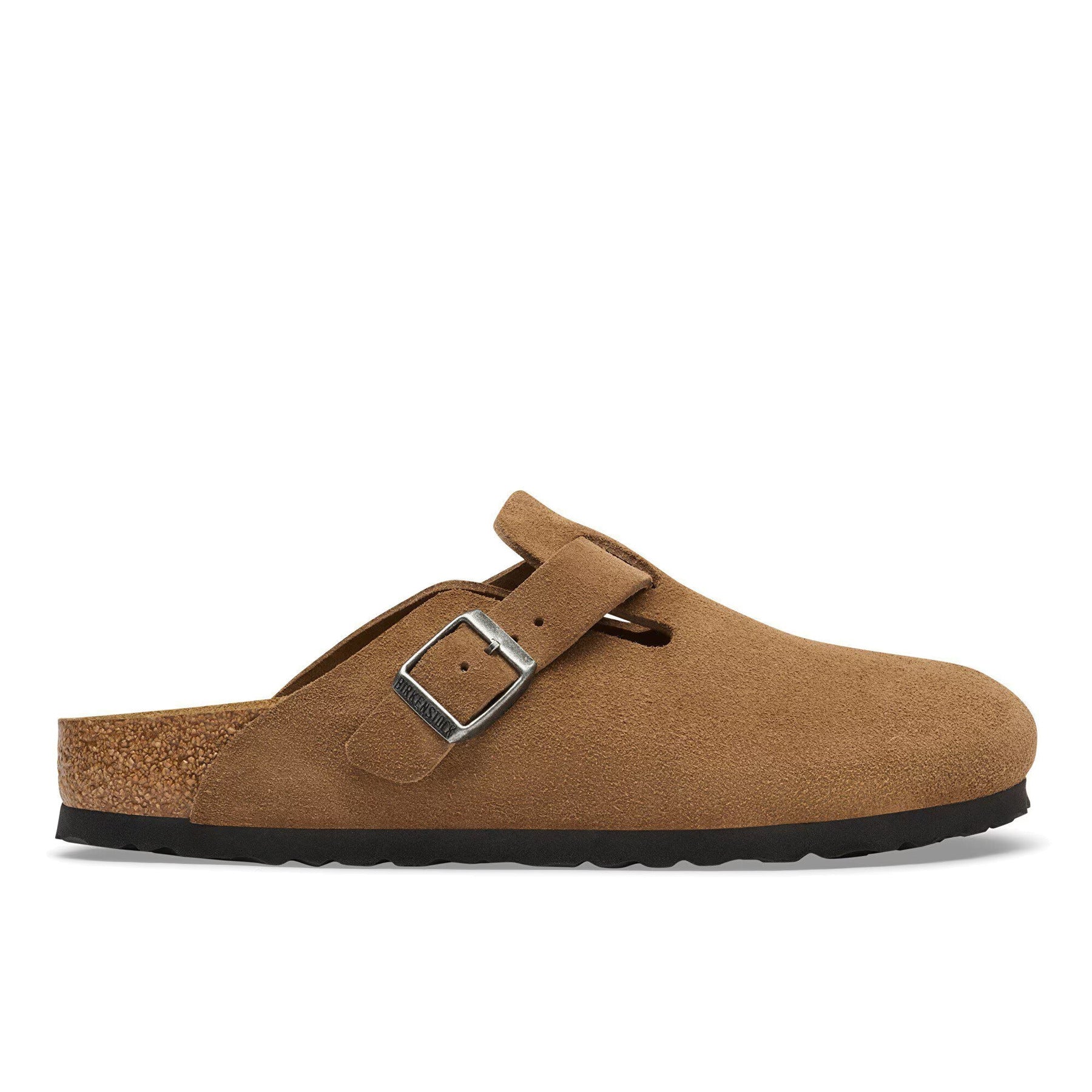 BIRKENSTOCK Boston suede dark tea – SANGIORGIO