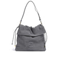 COCCINELLE: Lidia women's hobo bag in grey suede