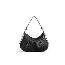 Mavery Pocket medium Leder schwarz