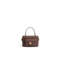 COCCINELLE: Sac mini Beat Generation en cuir bordeaux avec bandoulière amovible