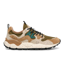 Yamano 3 man bruin-groen-petrolblauw