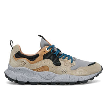 Yamano 3 heren donkerbeige-grijs-zwart