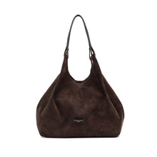 Dua Large Suede Bag – Mocha Brown