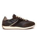 NeroGiardini: Chaussure casual femme en cuir souple marron foncé