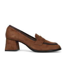Mocassin suède sigaarbruin