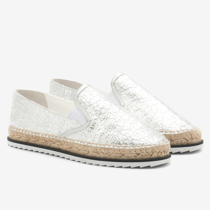 Slip-on espadrilles Kendall + Kylie envy silver