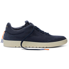 Zapatilla deportiva Barracuda Guga vintage navy en ante sin forro