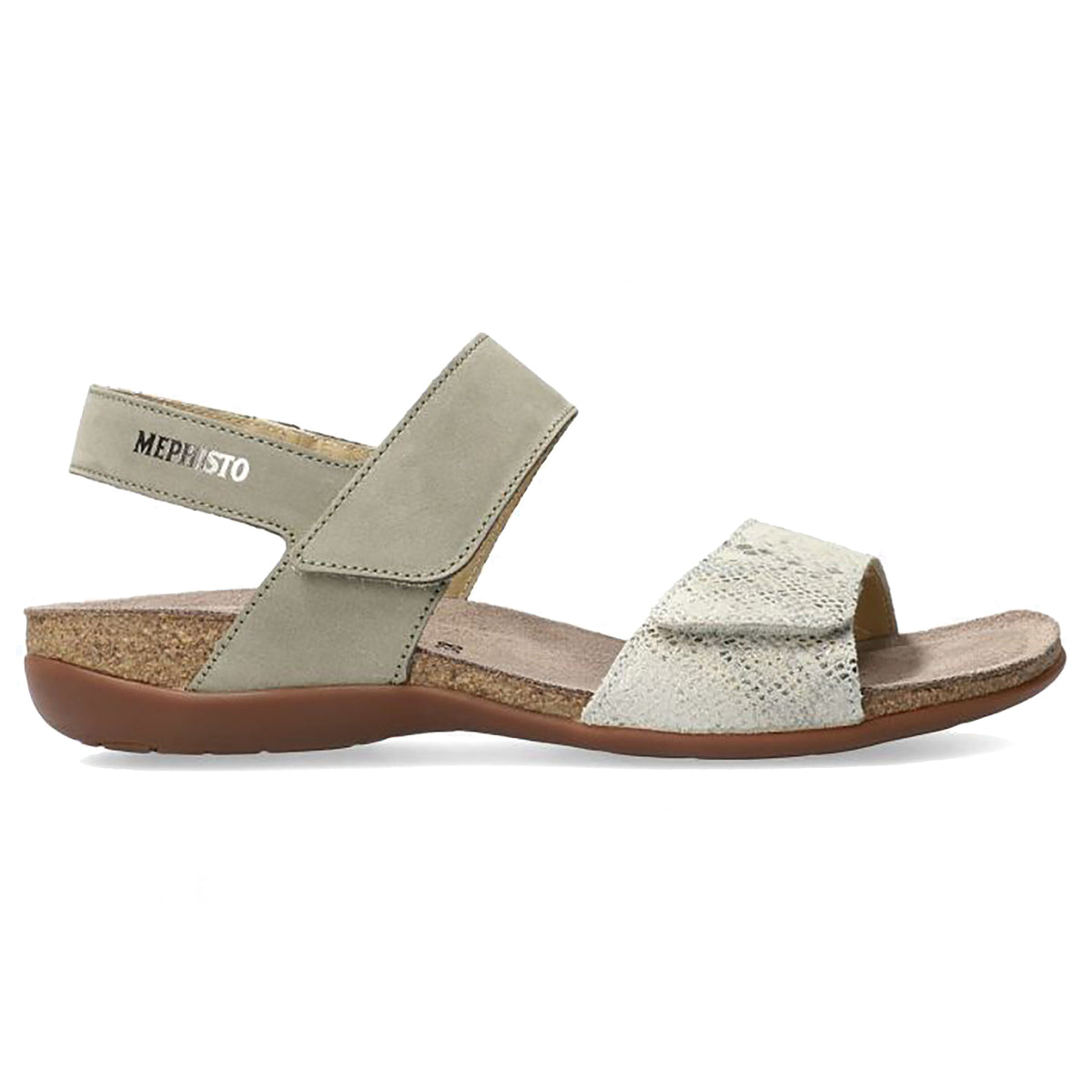 MEPHISTO: Sandale femme Mephisto Agave vert clair en cuir