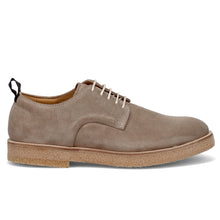 Chaussure derby homme sturlini en daim taupe
