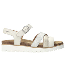 Women's sandal Mephisto Mobils Thina in fog leather with removable insole