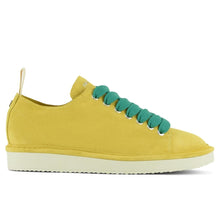 Schnürschuh p01 gelb-smaragdgrün
