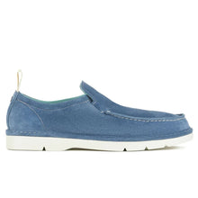 Slip-on homme Panchic P19 en daim non doublé bleu clair