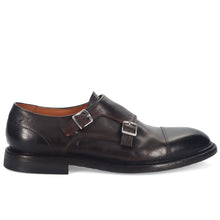 Double monk strap brown