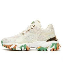 Zapatilla deportiva para mujer Joia Paris Jewel blanca con strass