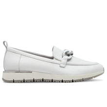Women's moccasin sneaker Tamaris in white leather
