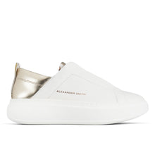Wembley slip-on blanco dorado