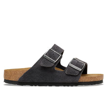 Mule homme Birkenstock Arizona en cuir suédé gris
