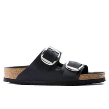Zueco de mujer Birkenstock Arizona Big Buckle negro en piel