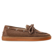 Zapatos náuticos Copenhagen CPH160M en suave ante marrón moka