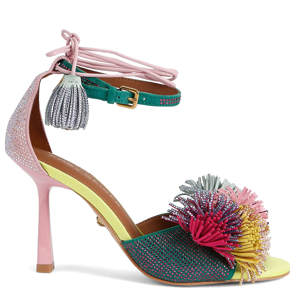 PE26---kurt geiger---POM POM ANKLE869