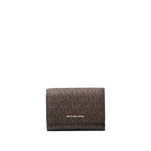 Cartera Michael Kors Bryant en ecopiel con logo marrón