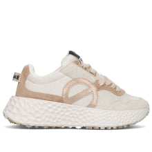 Baskets femme No Name Carter Jogger beige et ivoire en suède et tissu