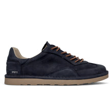 Baskets homme Panchic P011 en nubuck doux bleu nuit