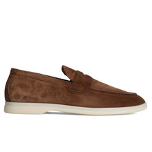 Slip on suede chocolate